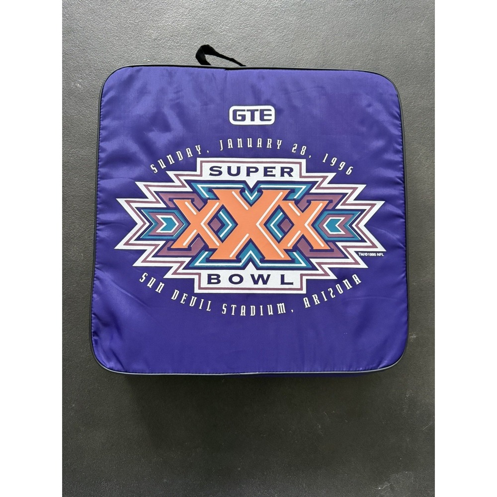 Super Bowl XXX (30) Promo Seat Cushion - Like New Flawless for being from 1995
